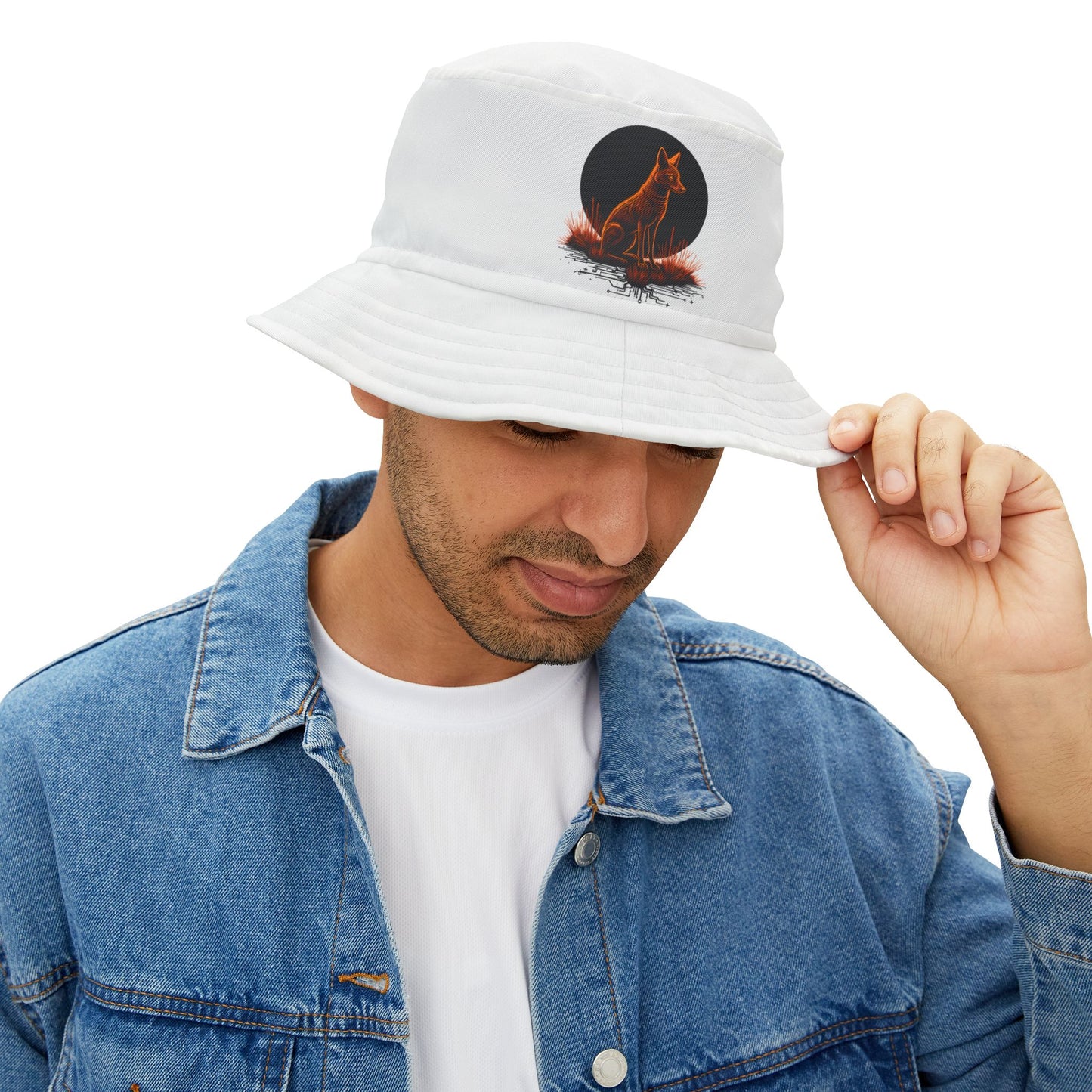 Neon Coyote Bucket Hat