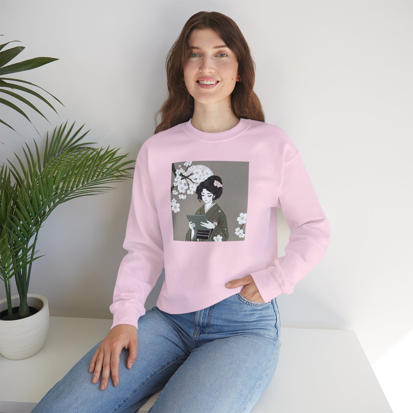Geisha Girl Sweatshirt, Unisex