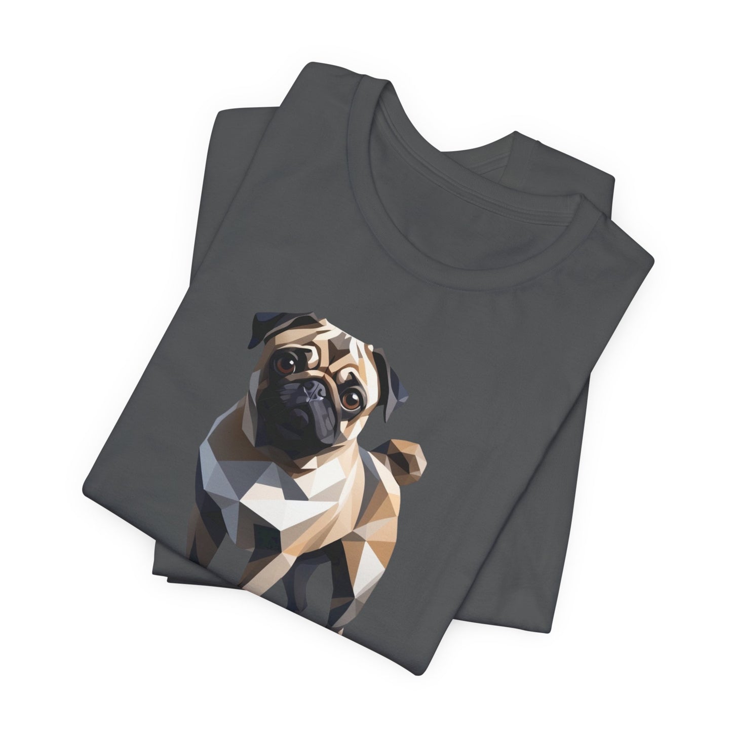 Geometric Pug Jersey Tee