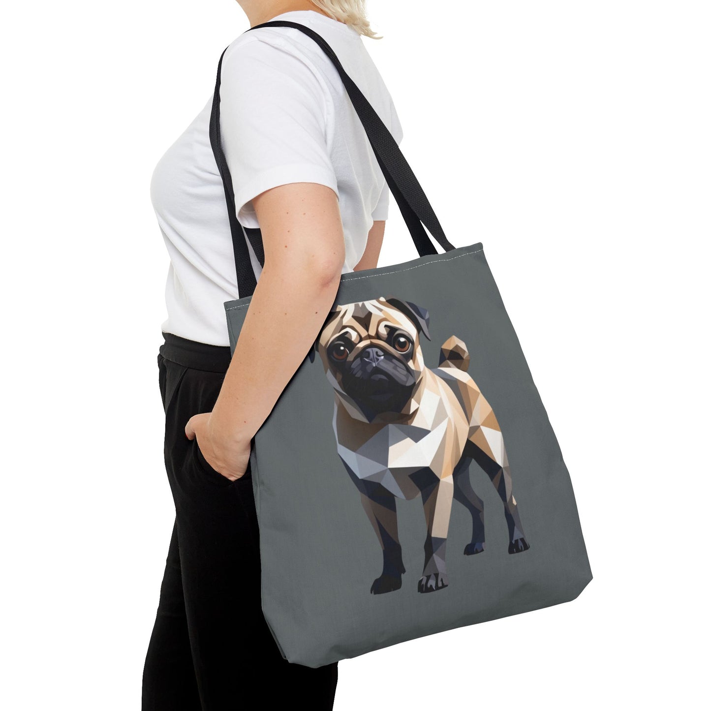 Stylish Pug Tote Bag