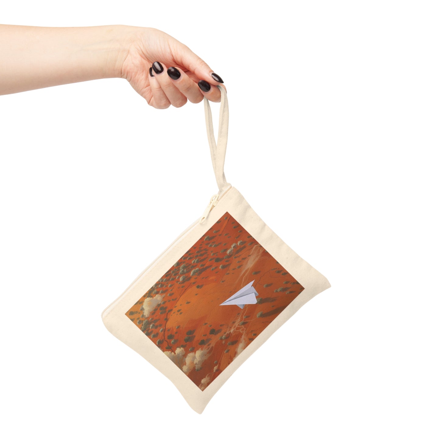 Paper Plane Zipper Pouch