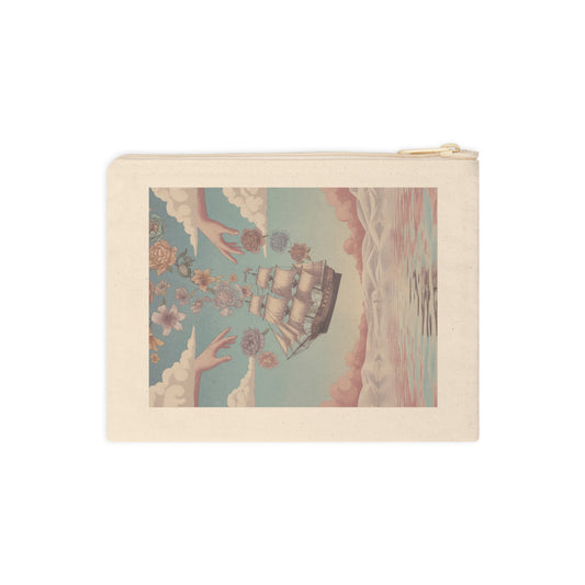 Sailing ship Canvas Zipper Pouch