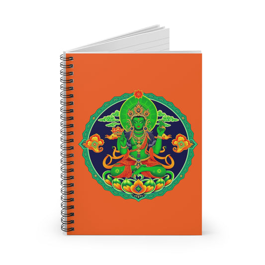 The Green Tara Spiral Notebook