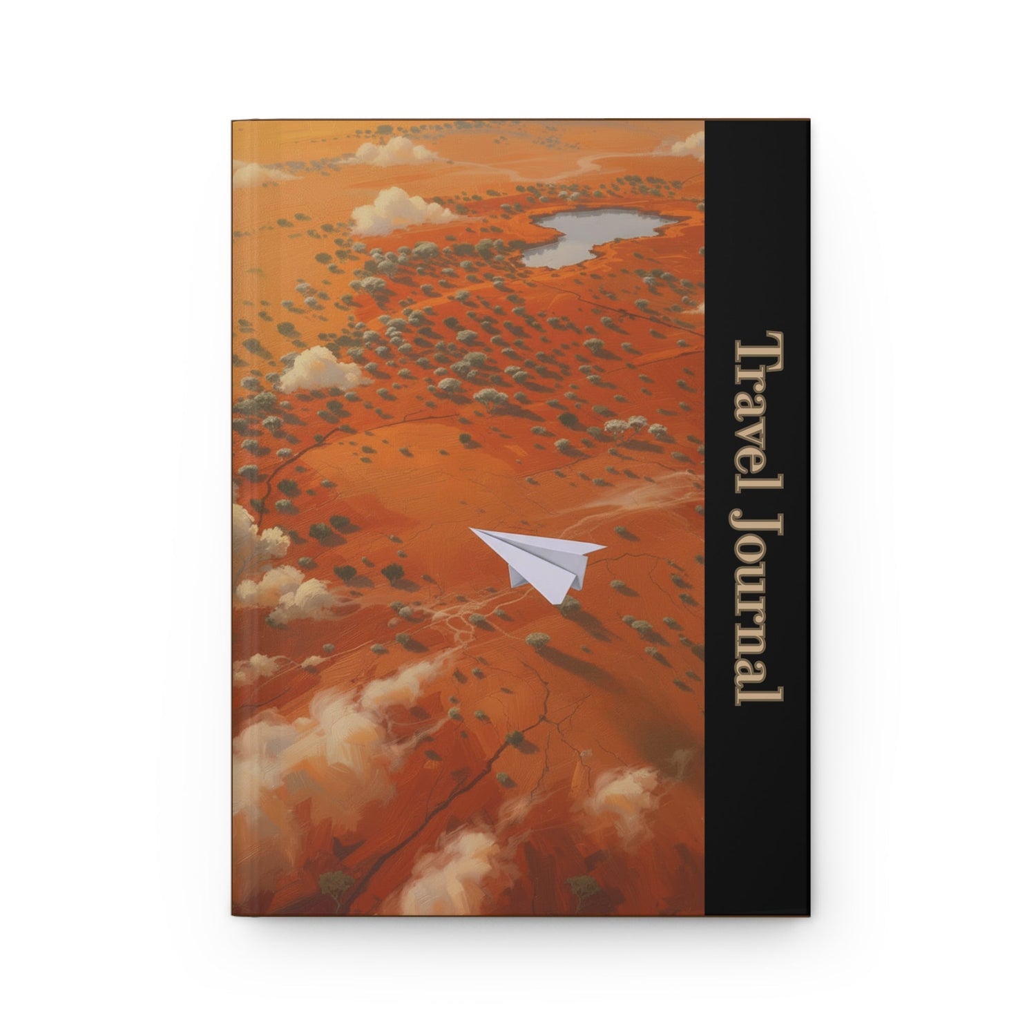 Travel Journal - hardcover journal with lined pages for reflection and mindfulness