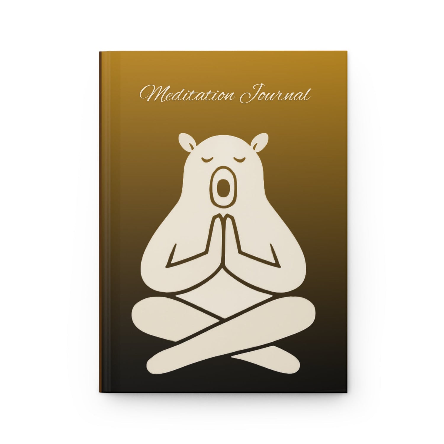 Meditation journal - hardcover and lined for daily meditative inspiration.