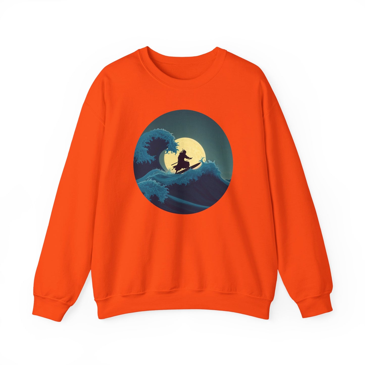 Surfing Samurai Crewneck Sweatshirt