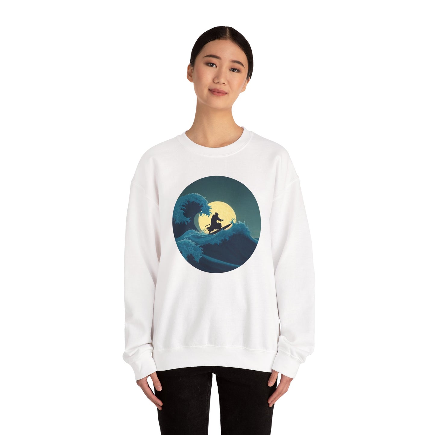 Surfing Samurai Crewneck Sweatshirt