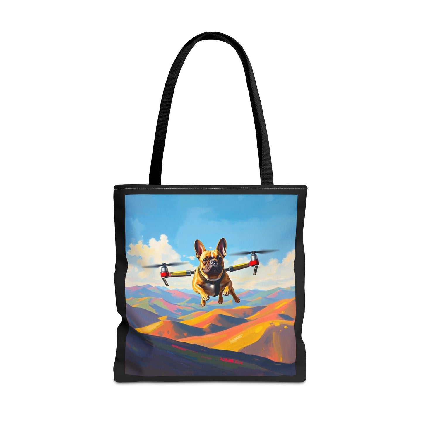 Flying Frenchie Tote Bag