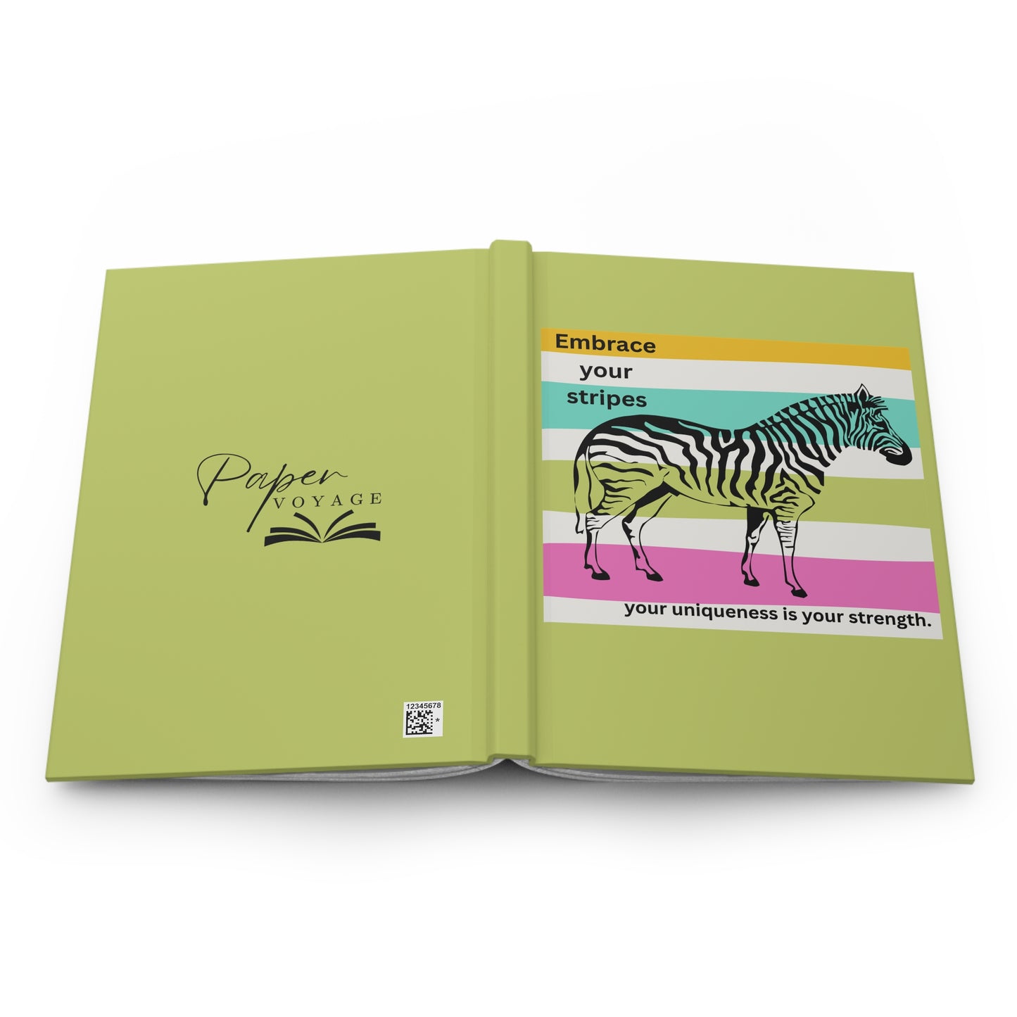 Embrace Your Stripes Hardcover Journal
