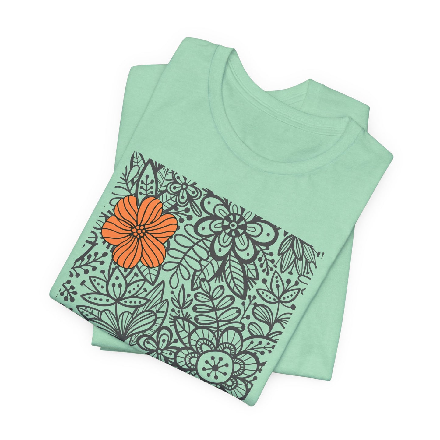 You Are The Difference Inspirational Floral Tee