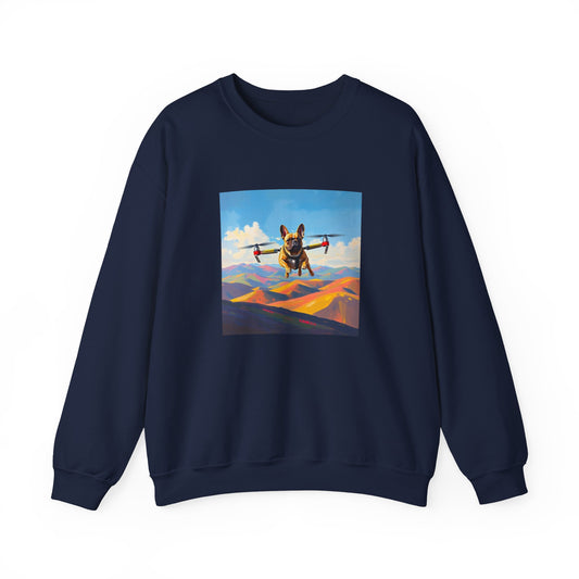 Flying Frenchie Crewneck Sweatshirt