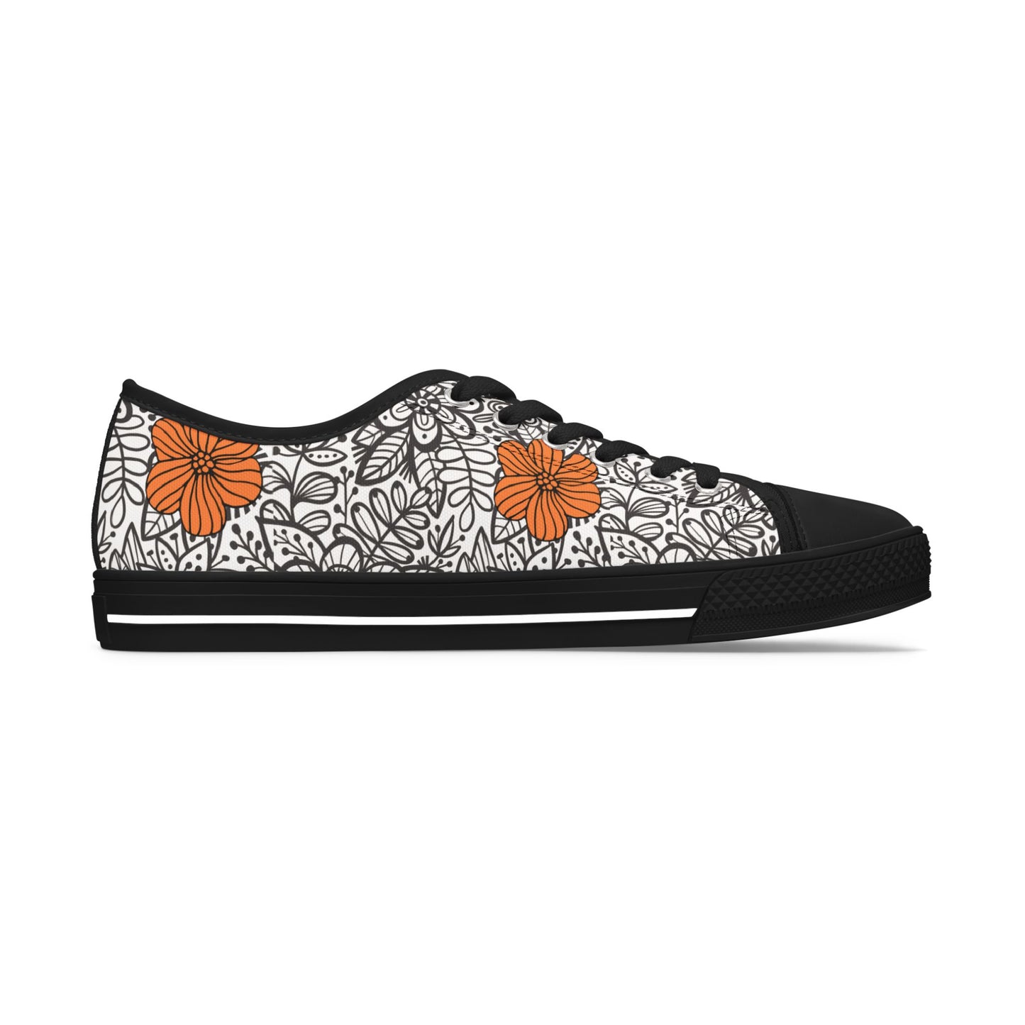 Floral Women's Low Top Sneakers