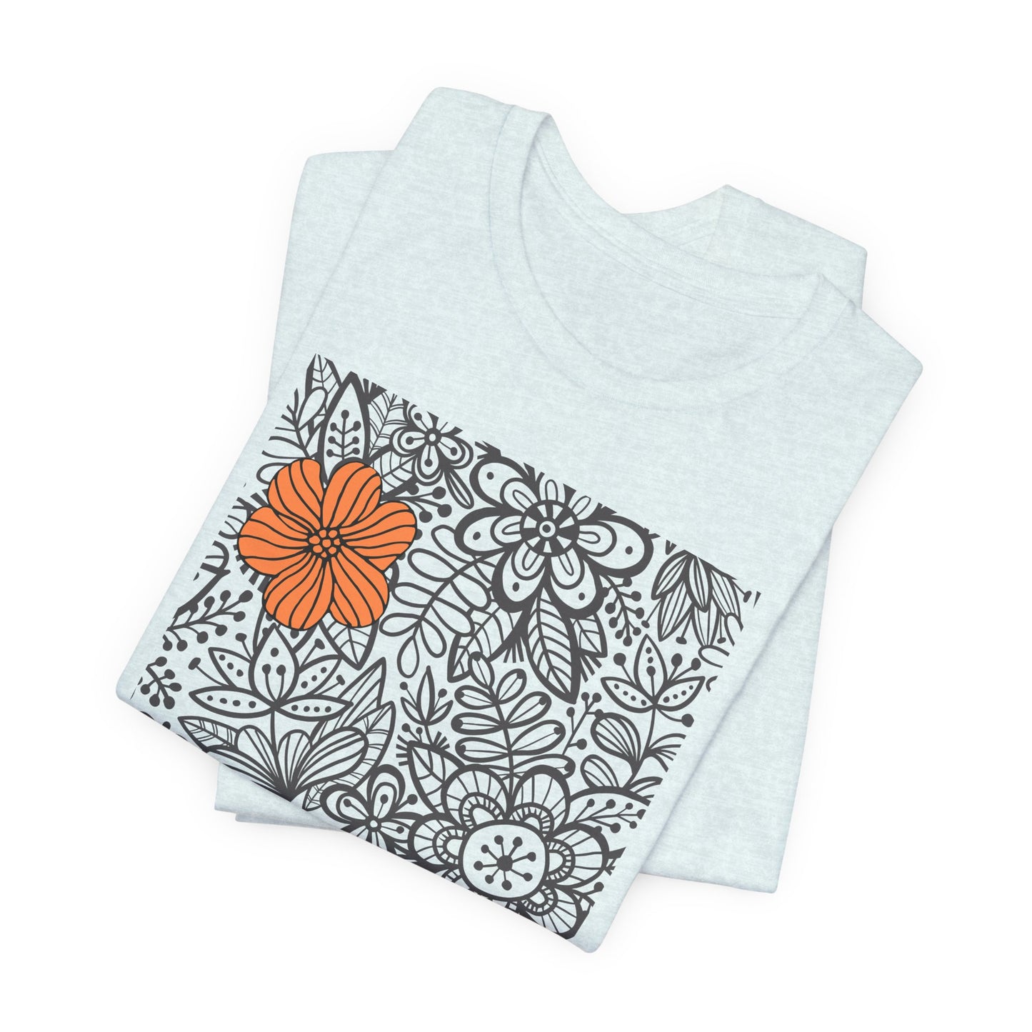 You Are The Difference Inspirational Floral Tee