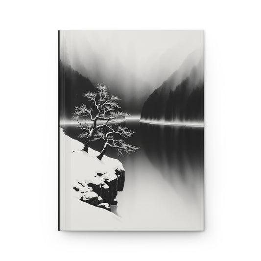 Trees by the Lake Hardcover Journal