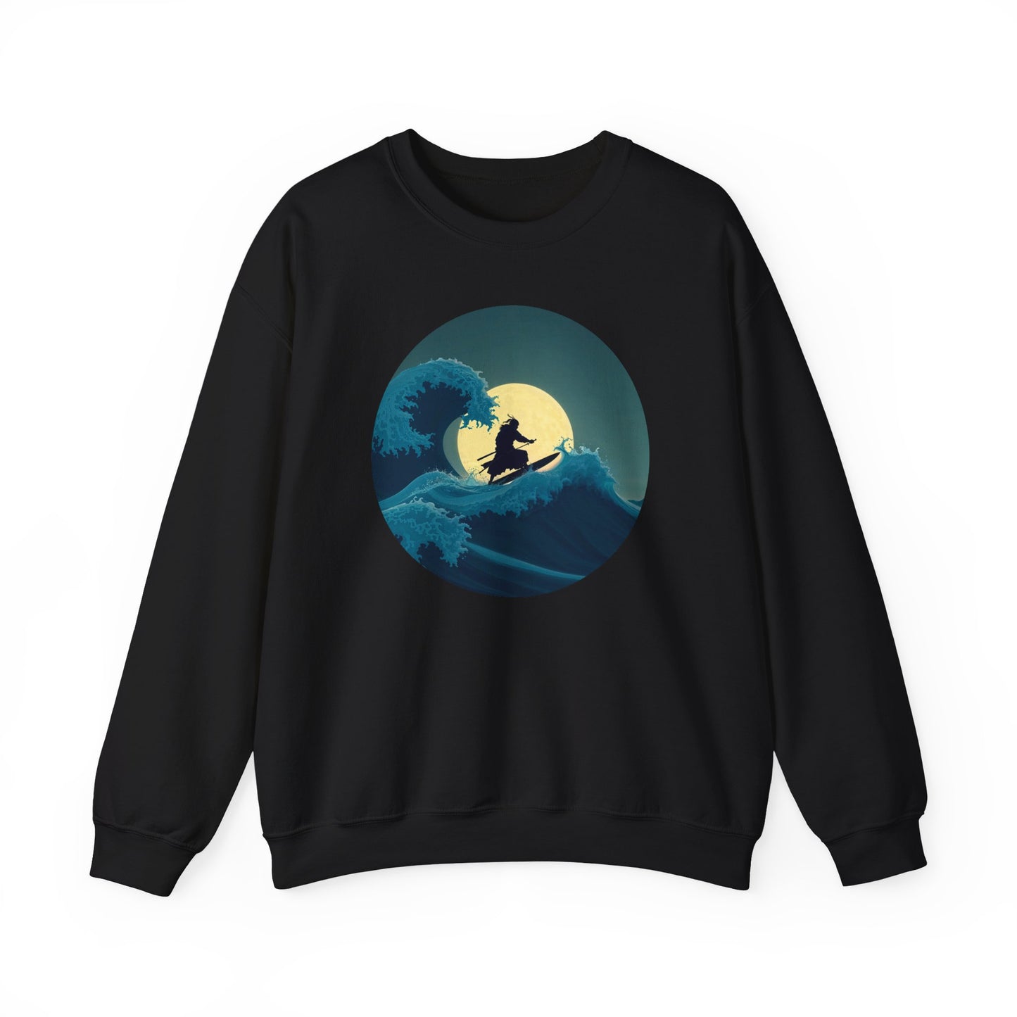 Surfing Samurai Crewneck Sweatshirt