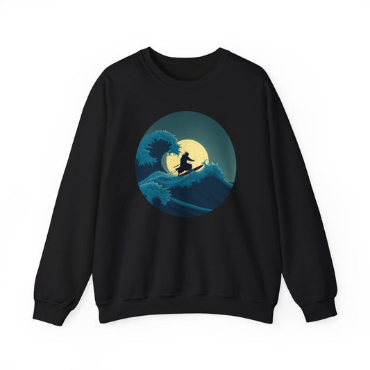 Surfing Samurai Crewneck Sweatshirt