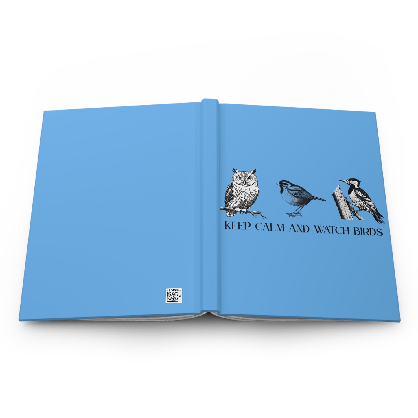 Keep Calm and Watch Birds Hardcover Journal