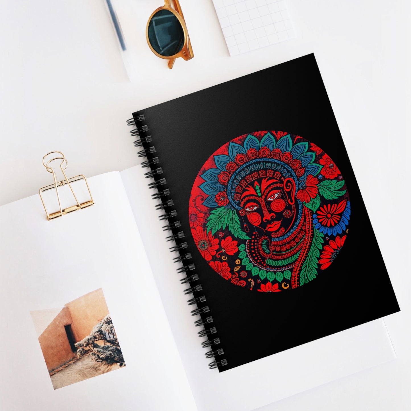 Vibrant Tribal Spiral Notebook