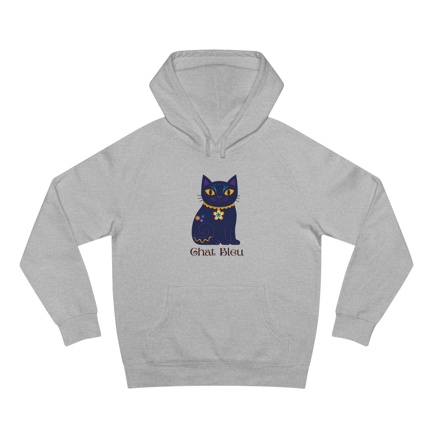 Chat Bleu Unisex Hoodie
