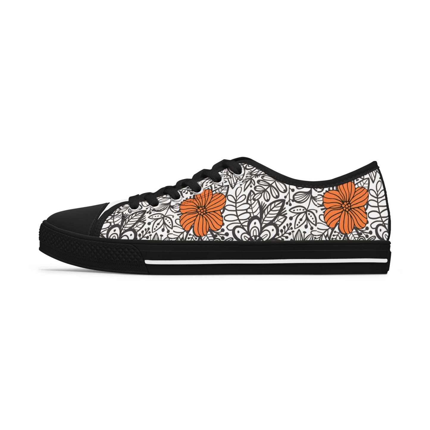 Floral Women's Low Top Sneakers