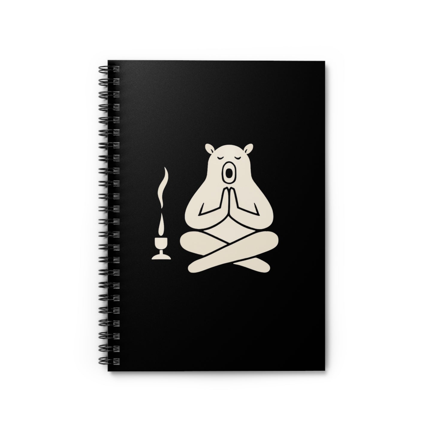 Zen Bear Spiral Notebook