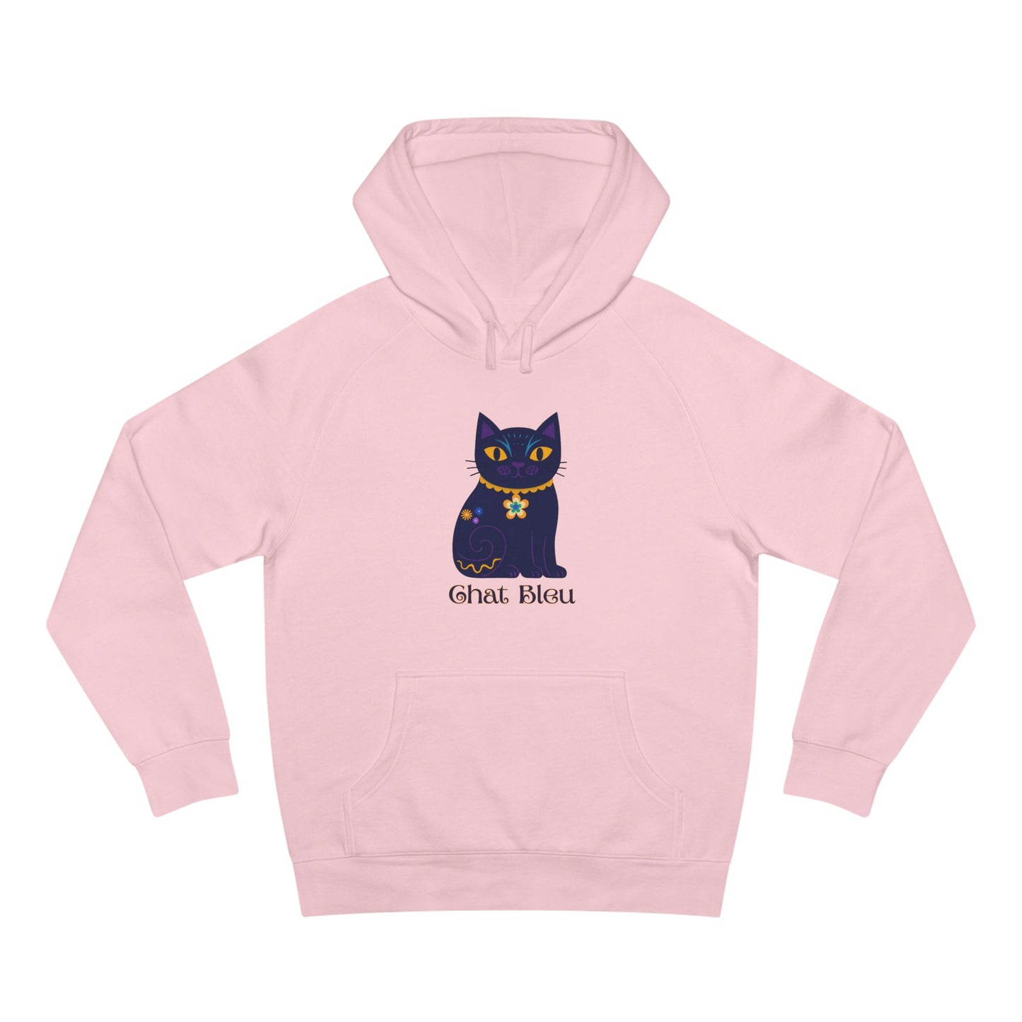 Chat Bleu Unisex Hoodie