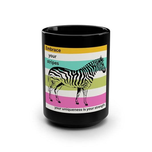 Embrace Your Stripes Print Mug