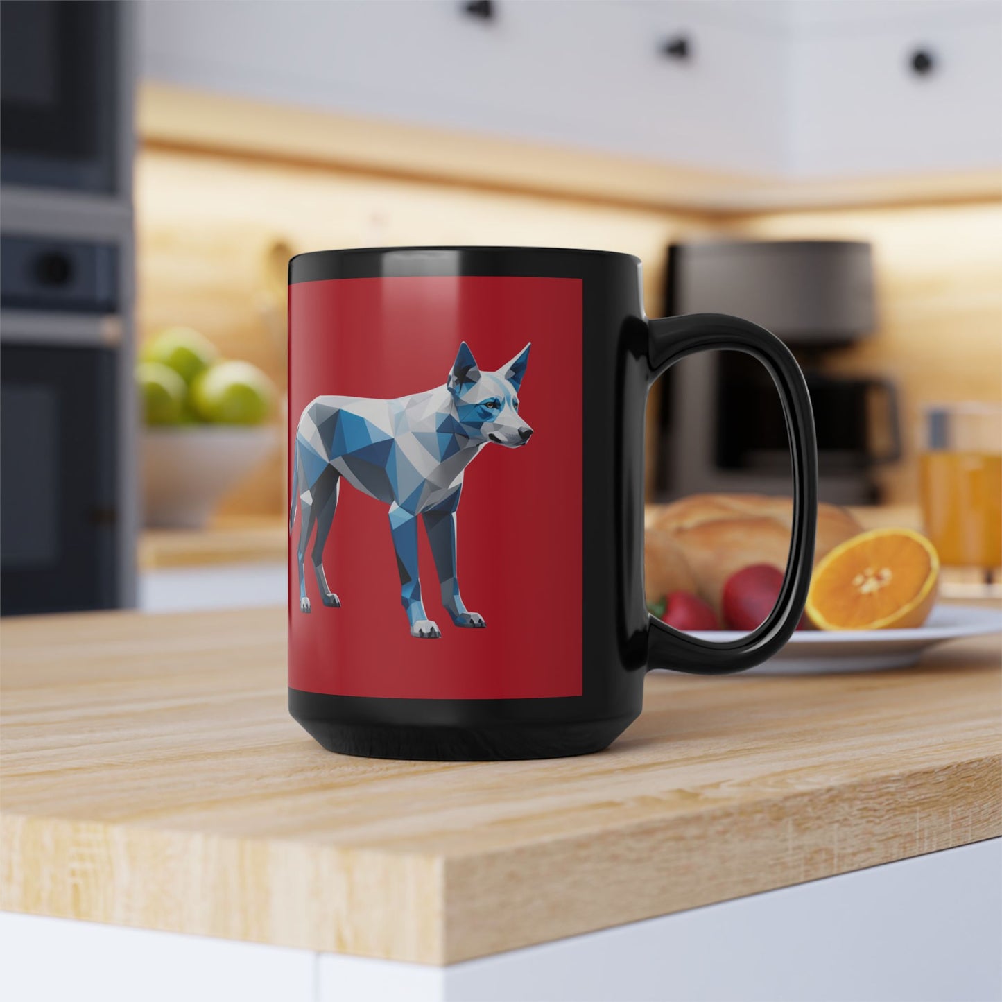 Geometric Blue Heeler Mug