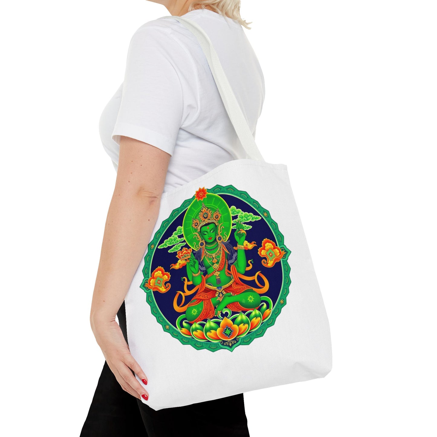The Green Tara Tote Bag