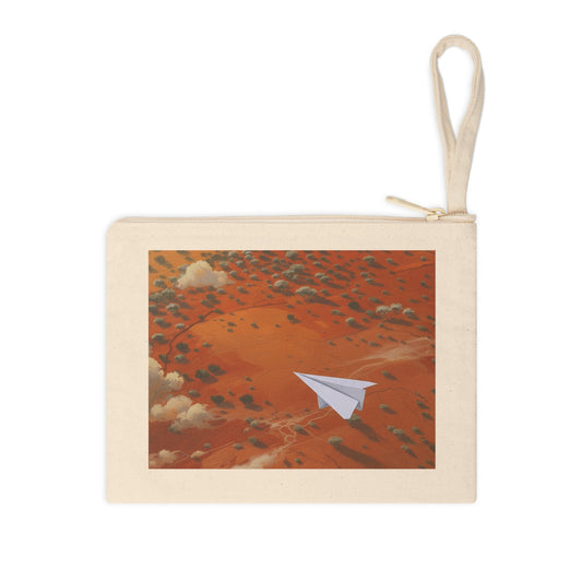 Paper Plane Zipper Pouch