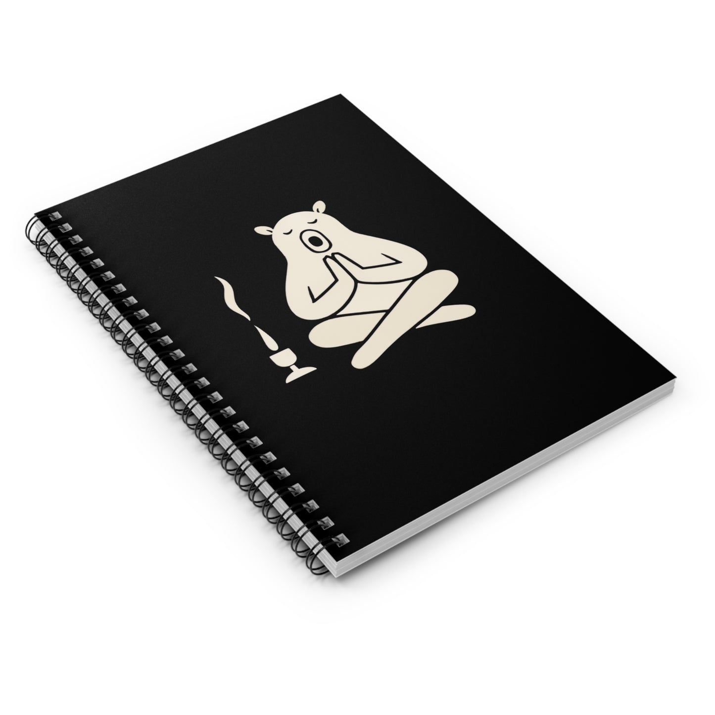 Zen Bear Spiral Notebook
