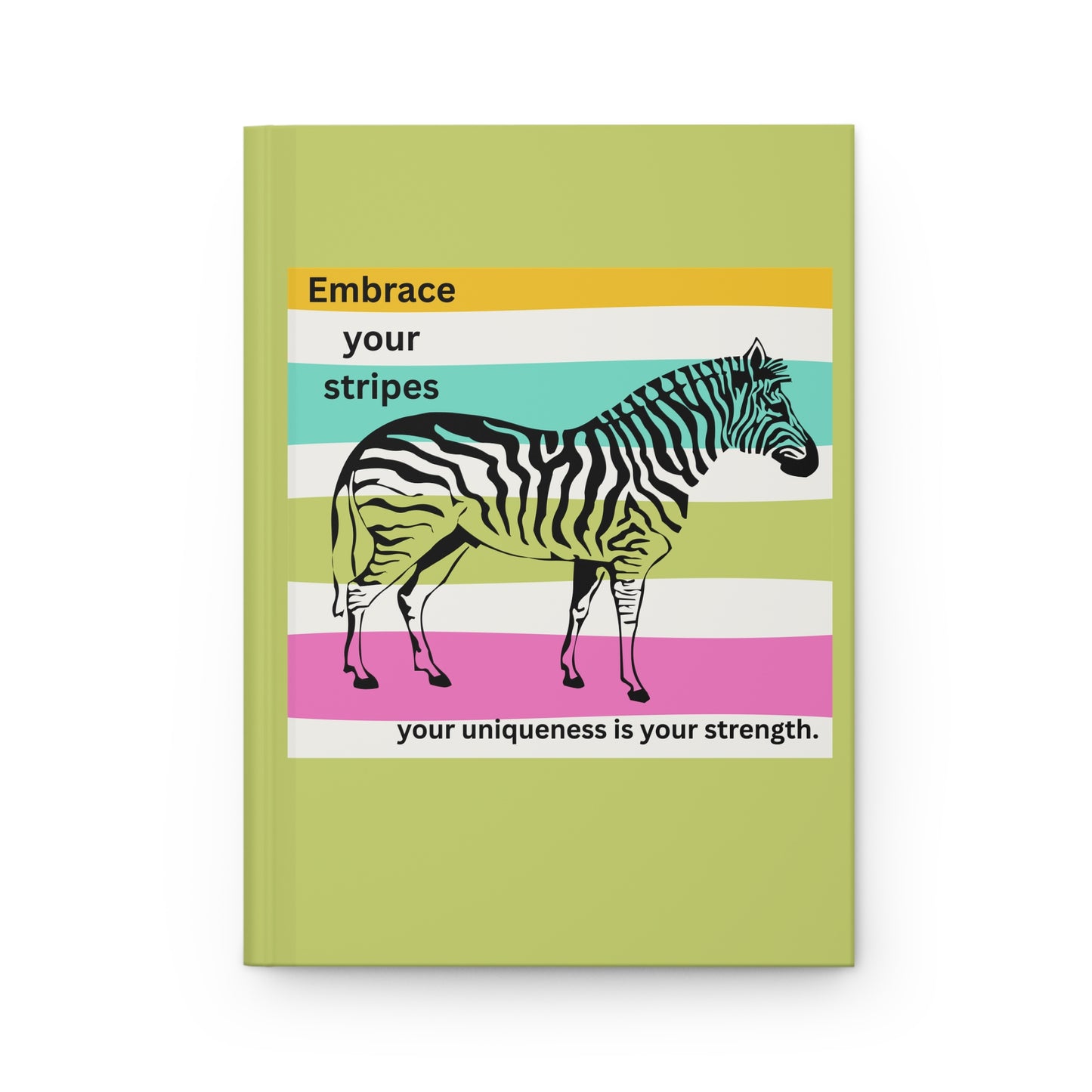 Embrace Your Stripes Hardcover Journal