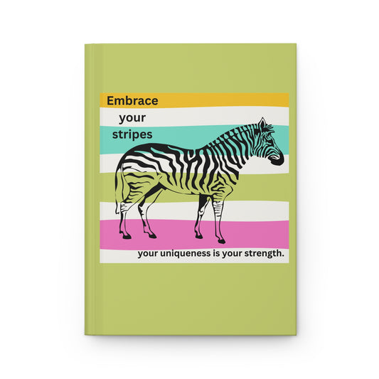 Embrace Your Stripes Hardcover Journal