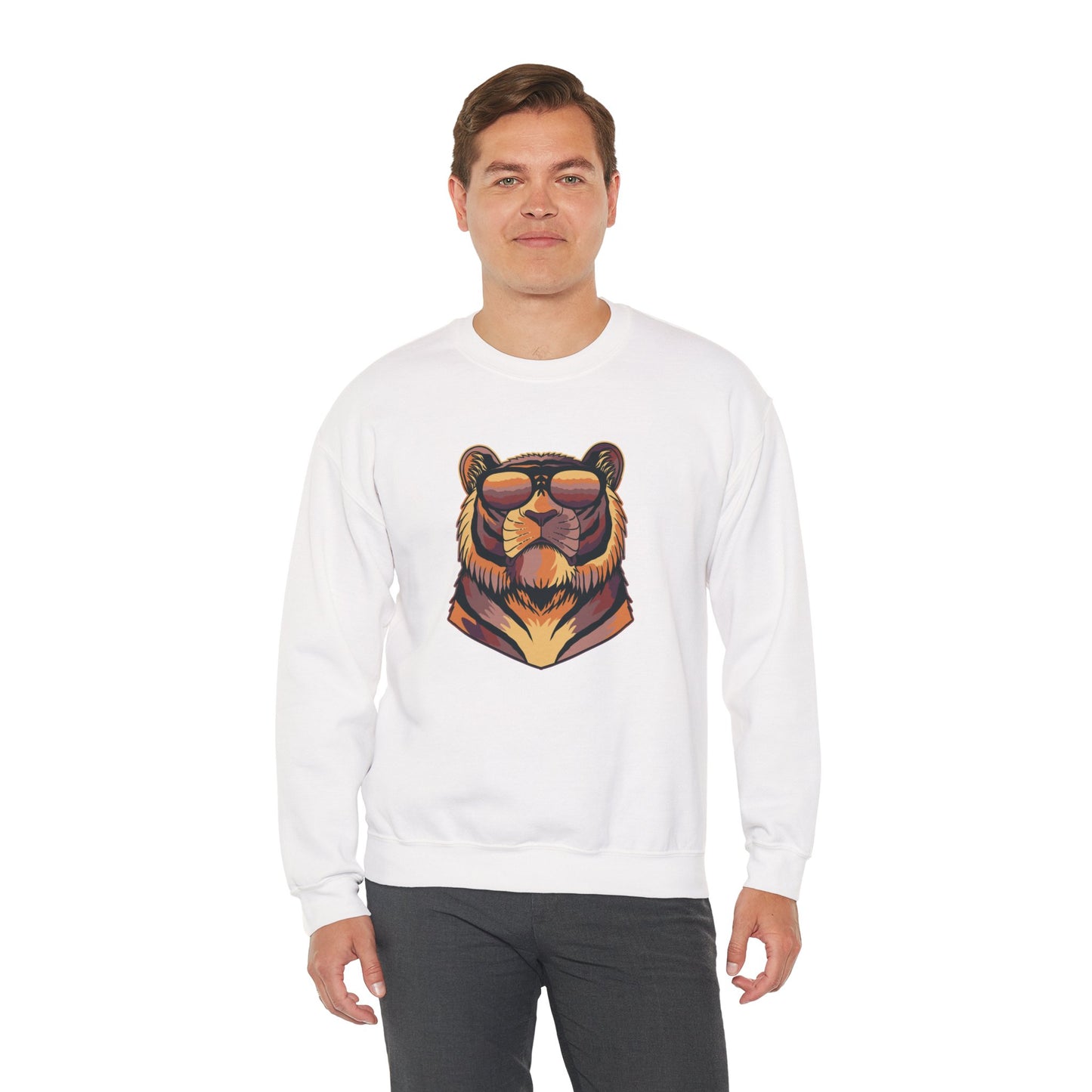 Tiger Boss Sweatshirt - Unisex Heavy Blend™ Crewneck