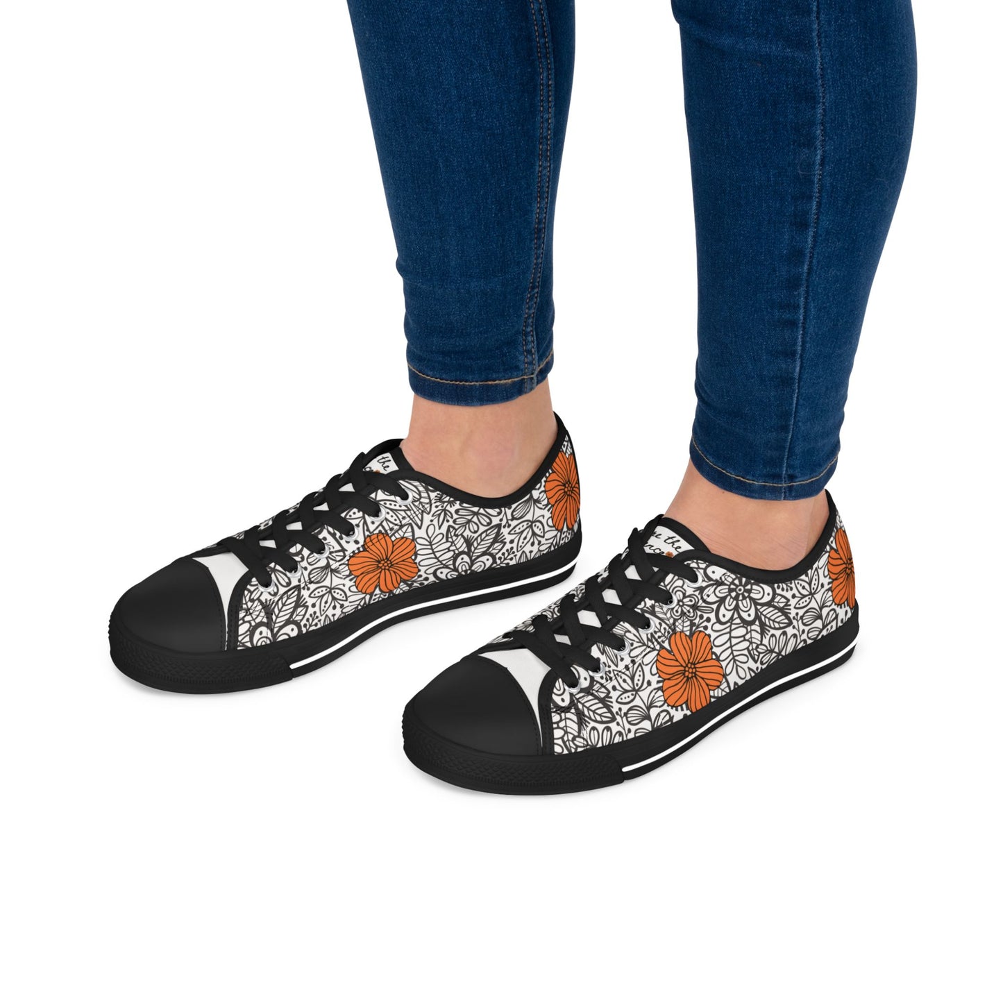 Floral Women's Low Top Sneakers