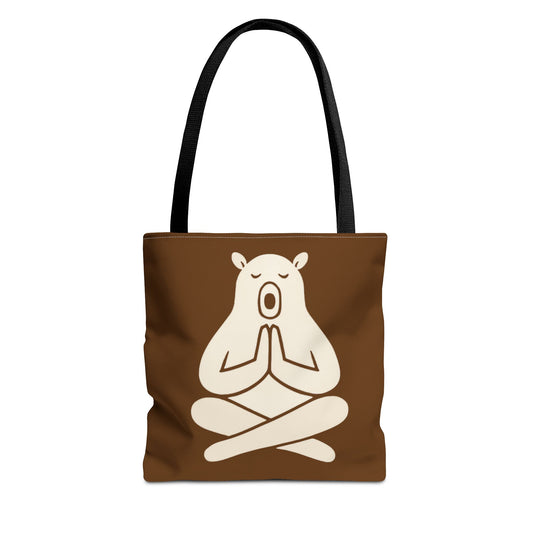 Zen Bear Tote Bag