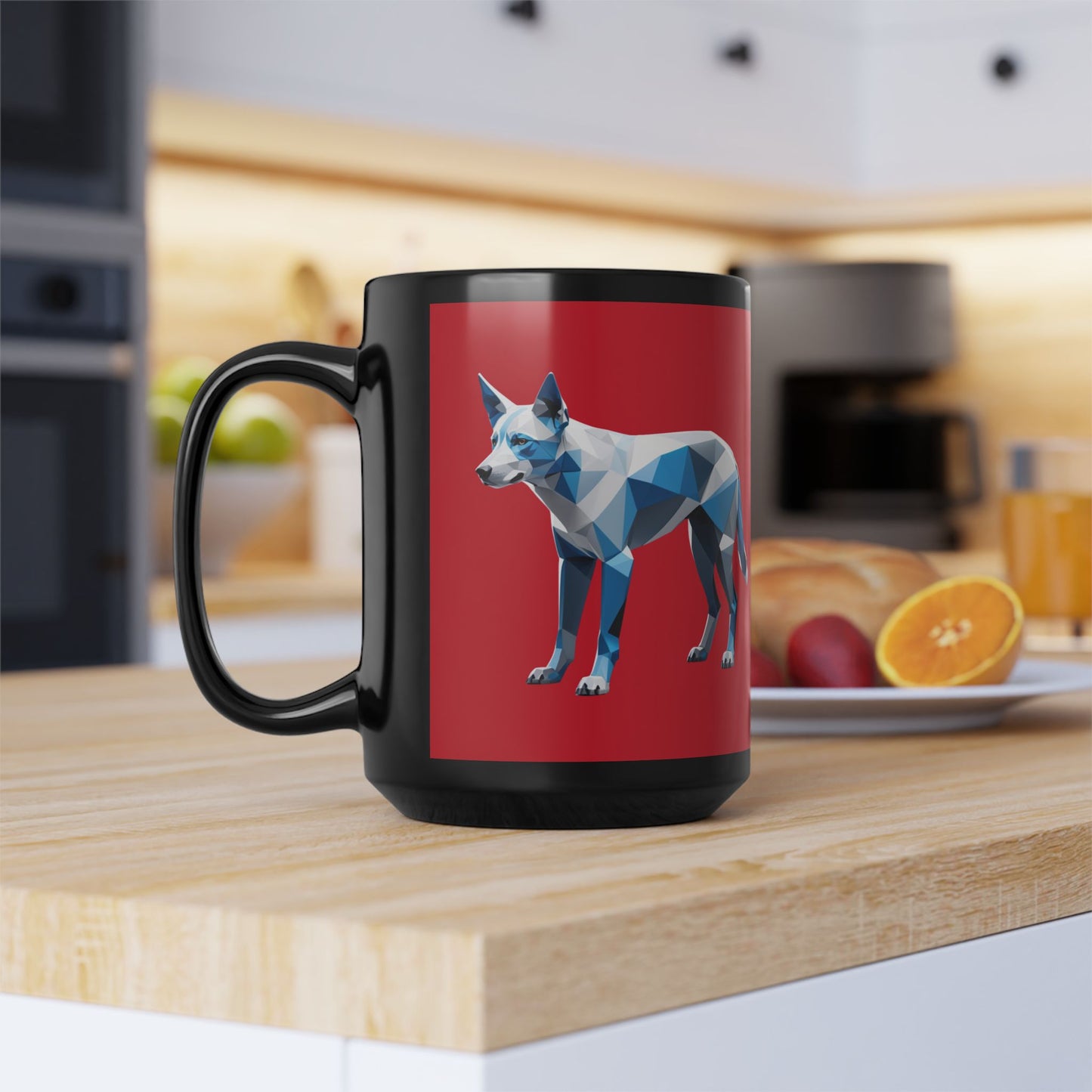 Geometric Blue Heeler Mug