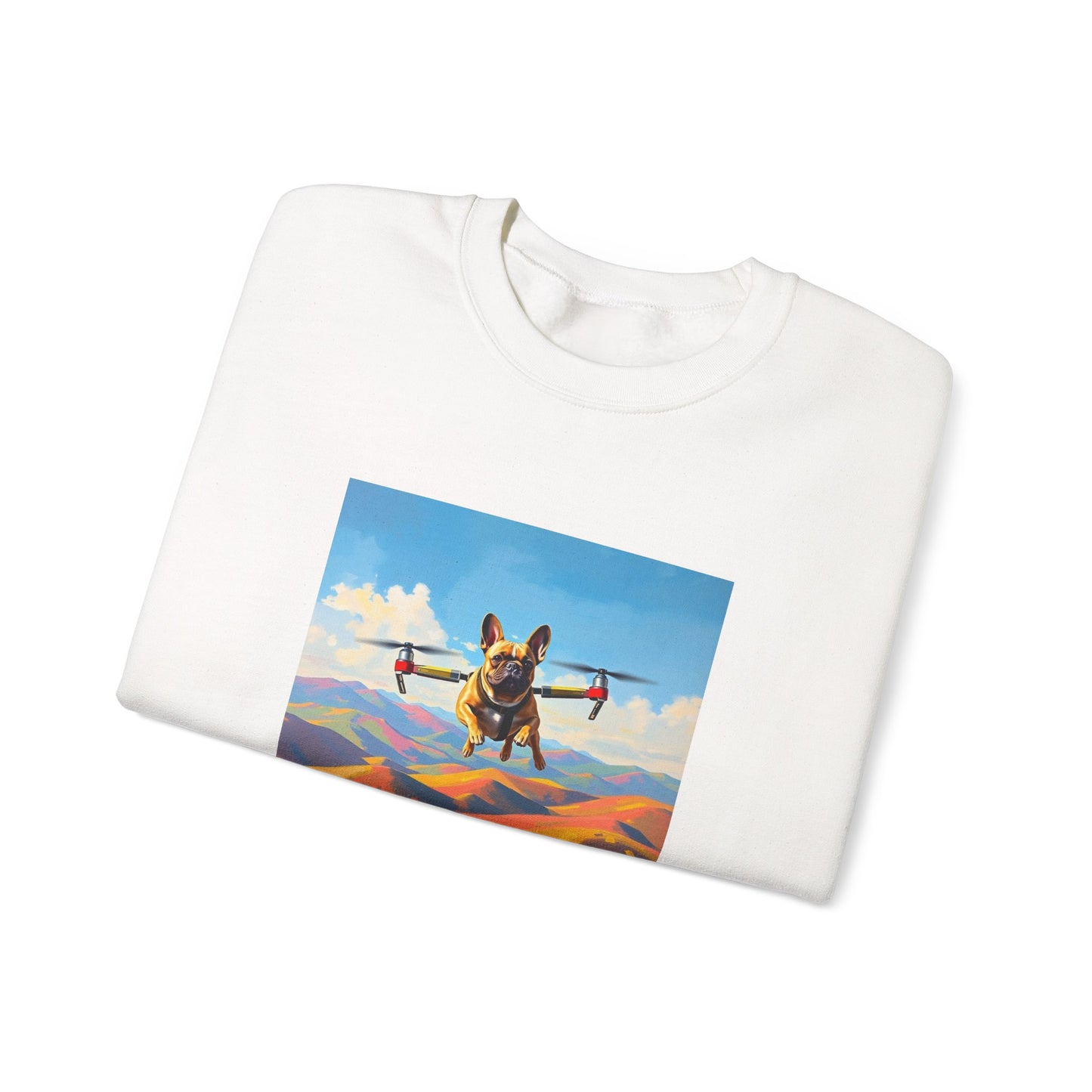 Flying Frenchie Crewneck Sweatshirt