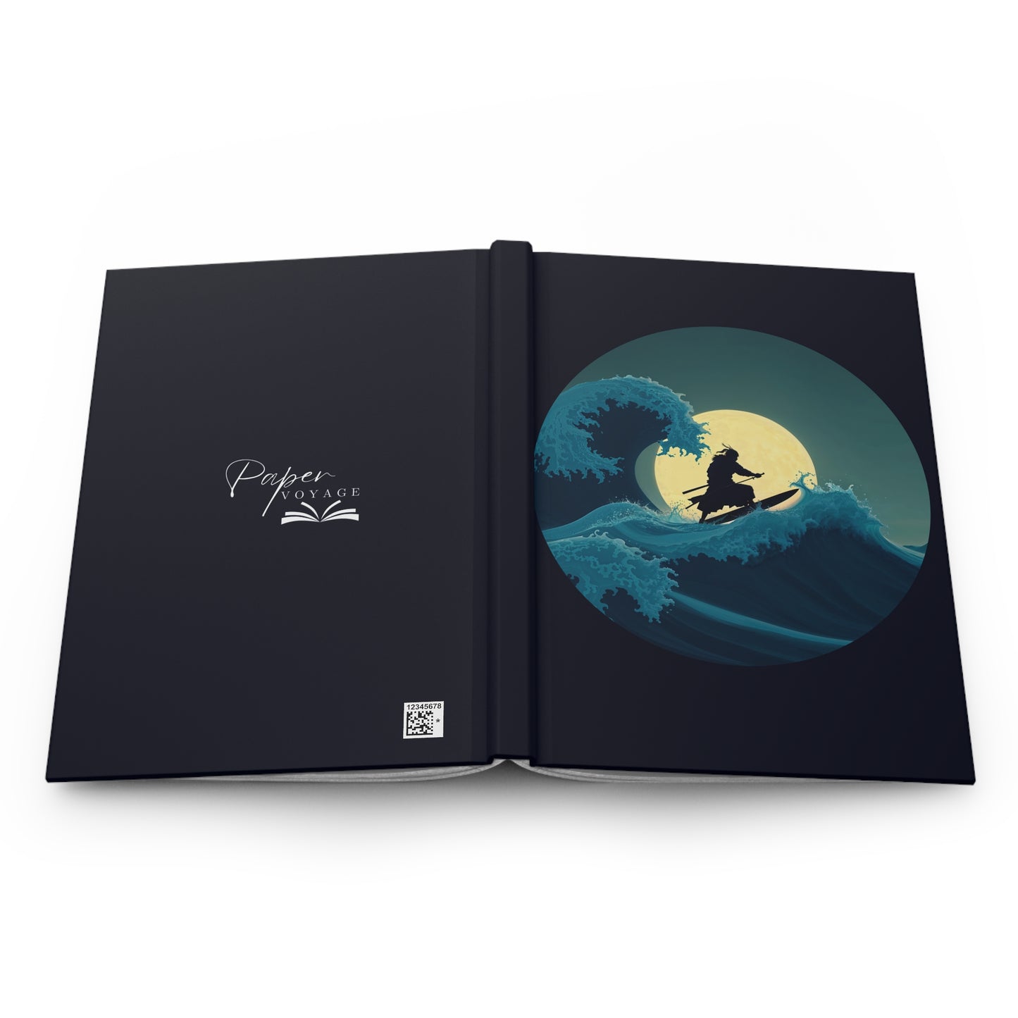 Surfing Samurai Hardcover Journal