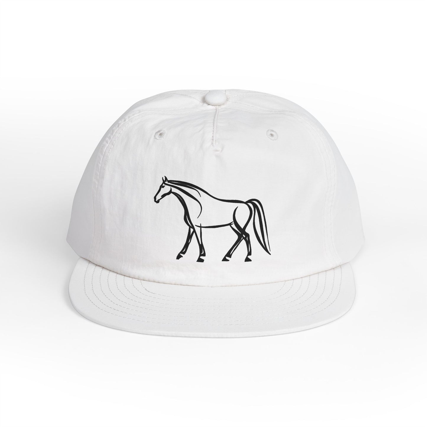Equine Elegance Cap with Horse Design