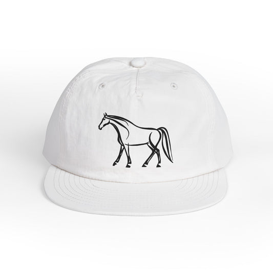Equine Elegance Cap with Horse Design