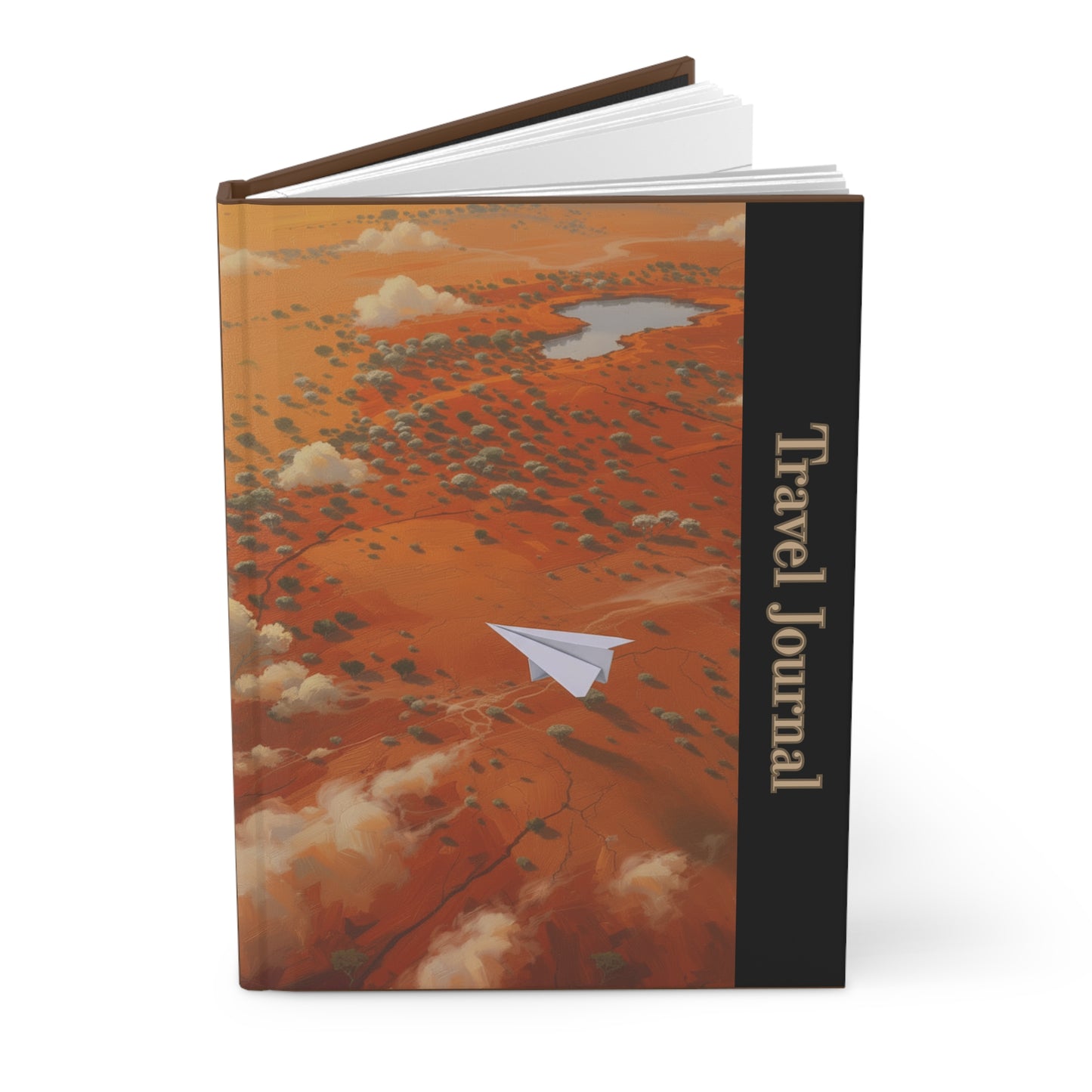 Paper Plane Travel Hardcover Journal