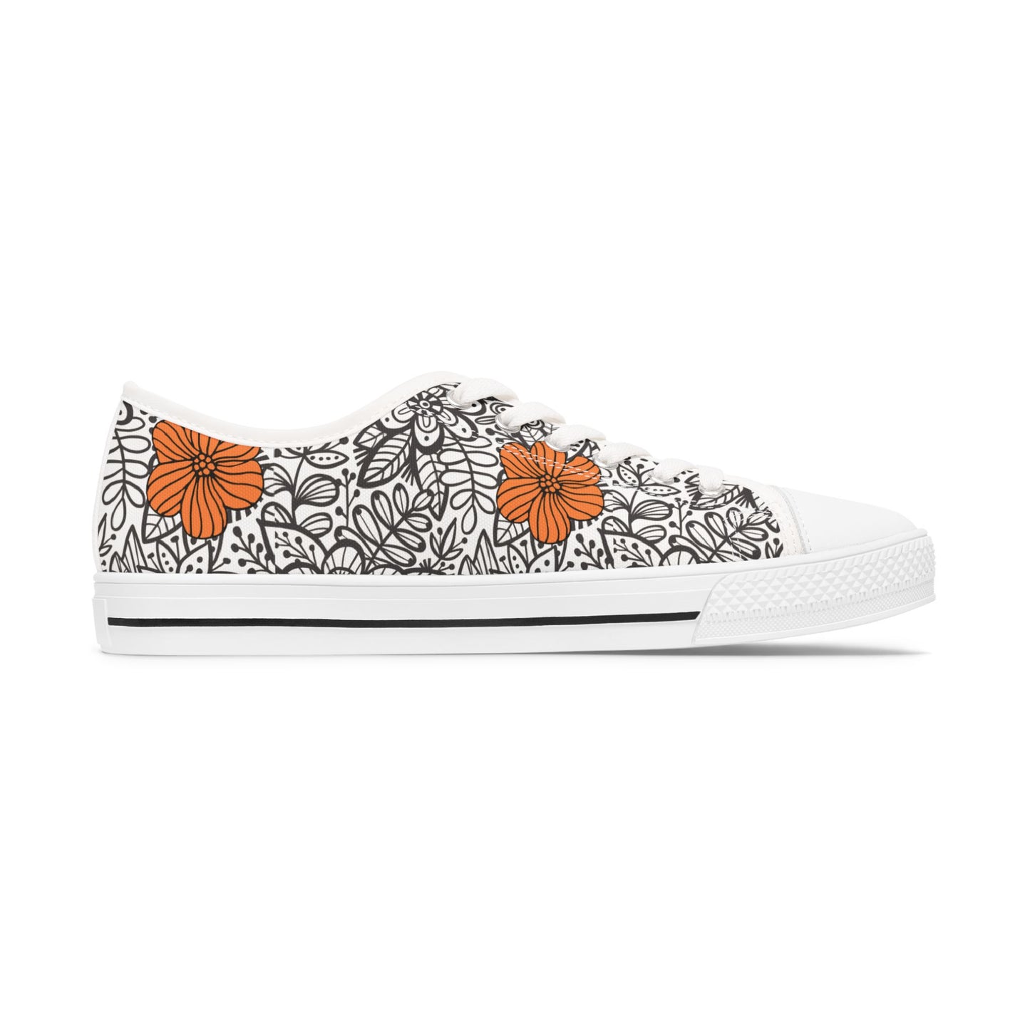 Floral Women's Low Top Sneakers