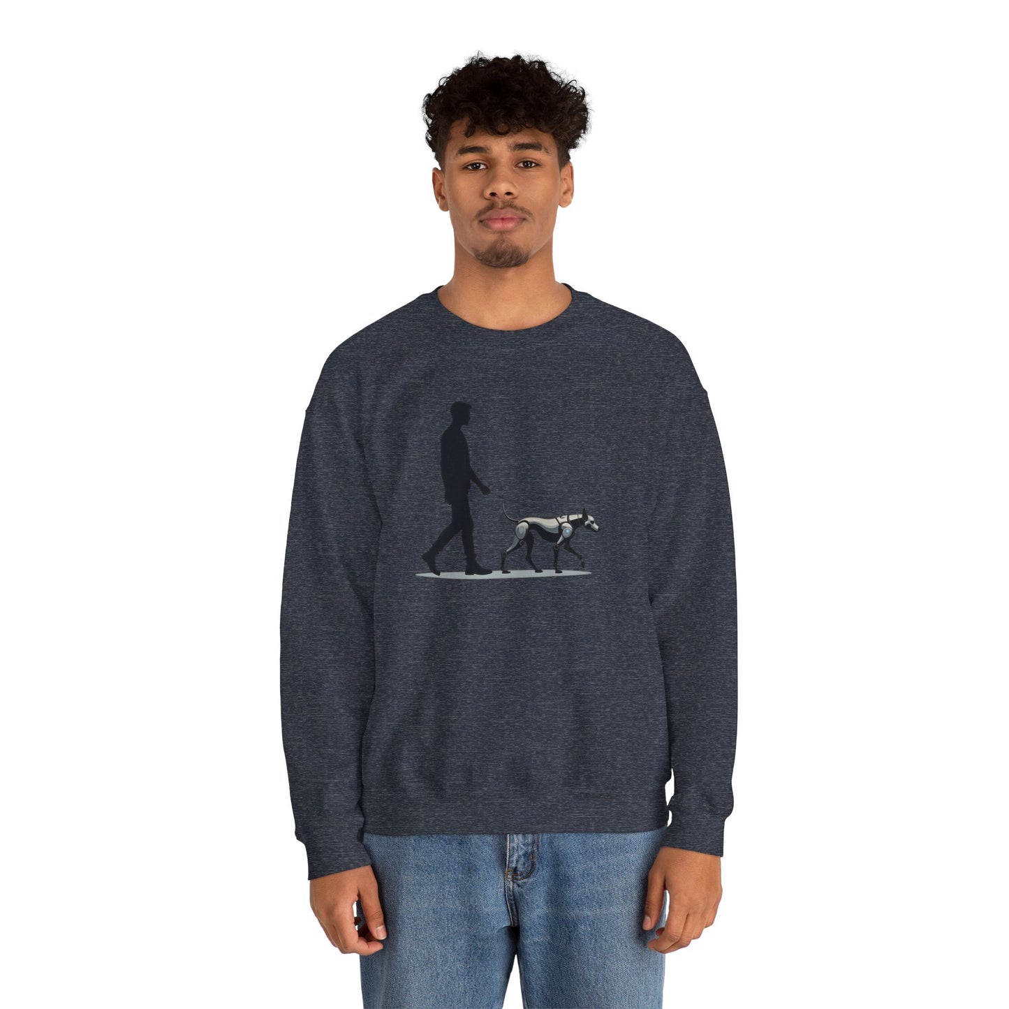 Robot Dog Crewneck Sweatshirt