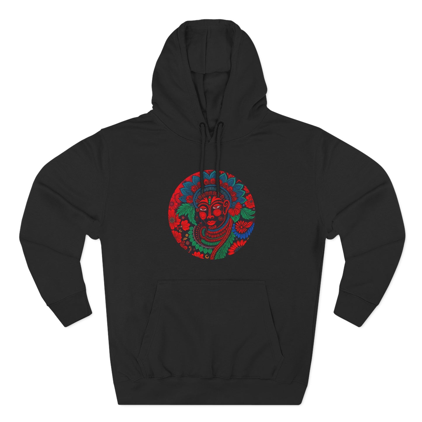 Vibrant Tribal Fleece Hoodie