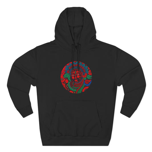 Vibrant Tribal Fleece Hoodie