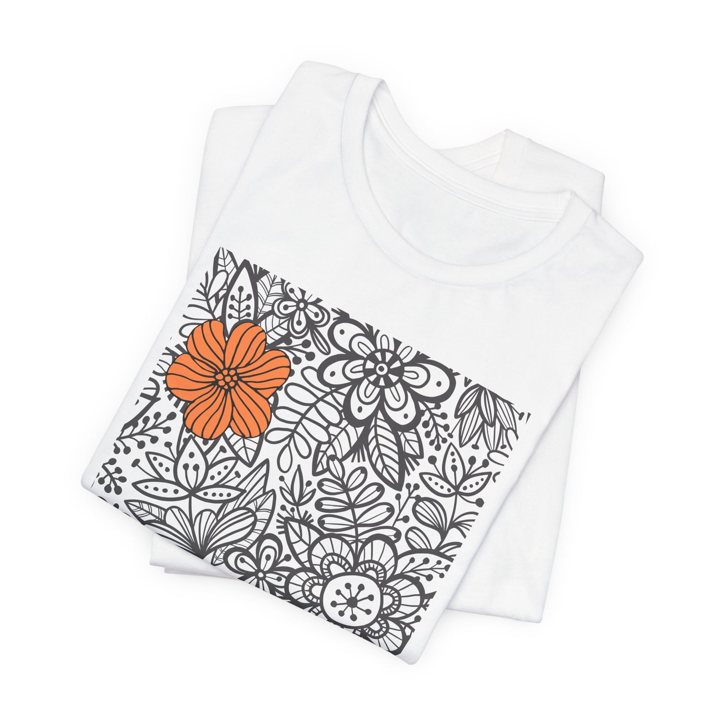 You Are The Difference Inspirational Floral Tee
