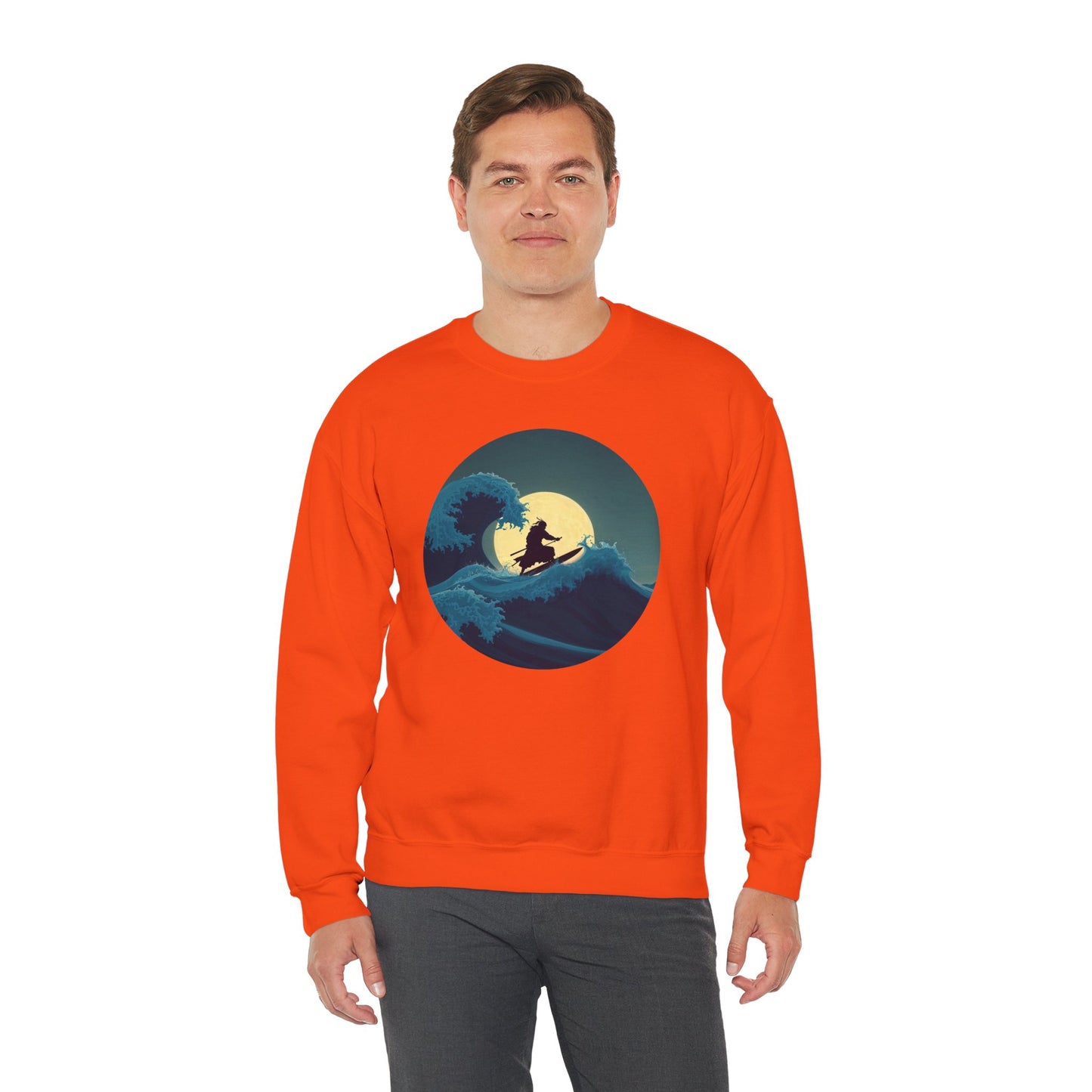 Surfing Samurai Crewneck Sweatshirt