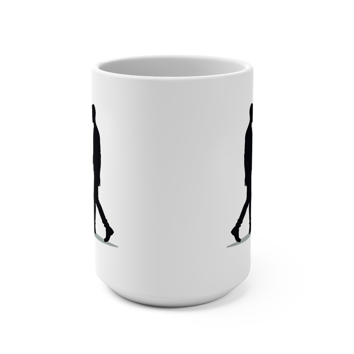 Walking Silhouette Dog Mug