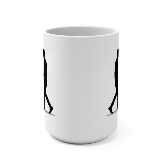 Walking Silhouette Dog Mug